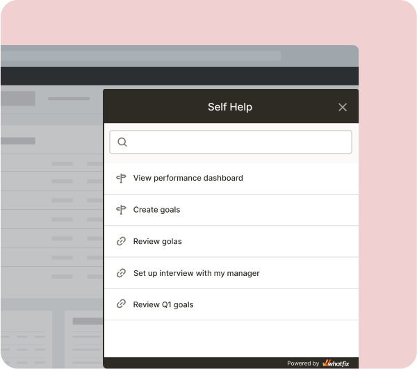 Performance Support - Context and personalized support at the moment of need