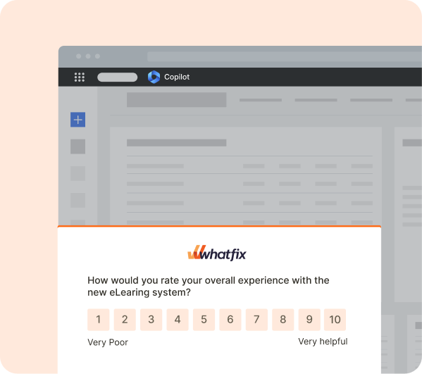 HR Teams - Centralize your employee feedback with in-app surveys