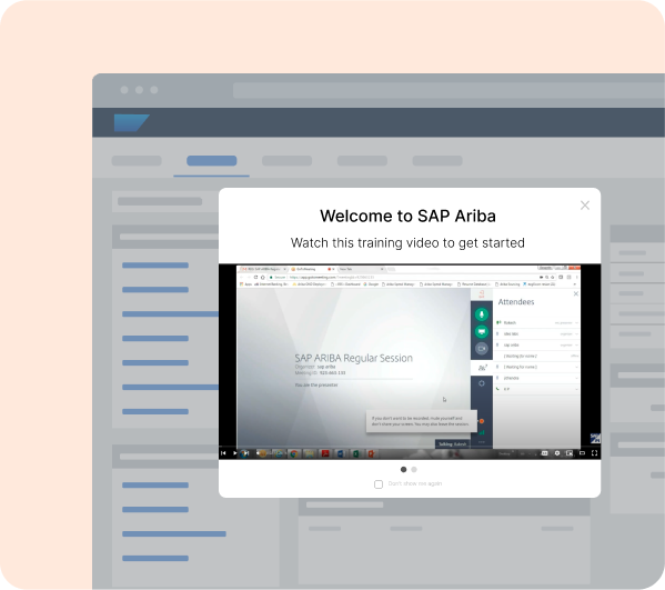 SAP - Accelerate SAP user onboarding and adoption with in-app guidance