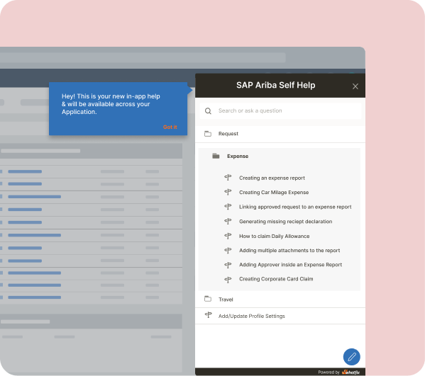 SAP - Embed performance support into SAP tasks and workflows