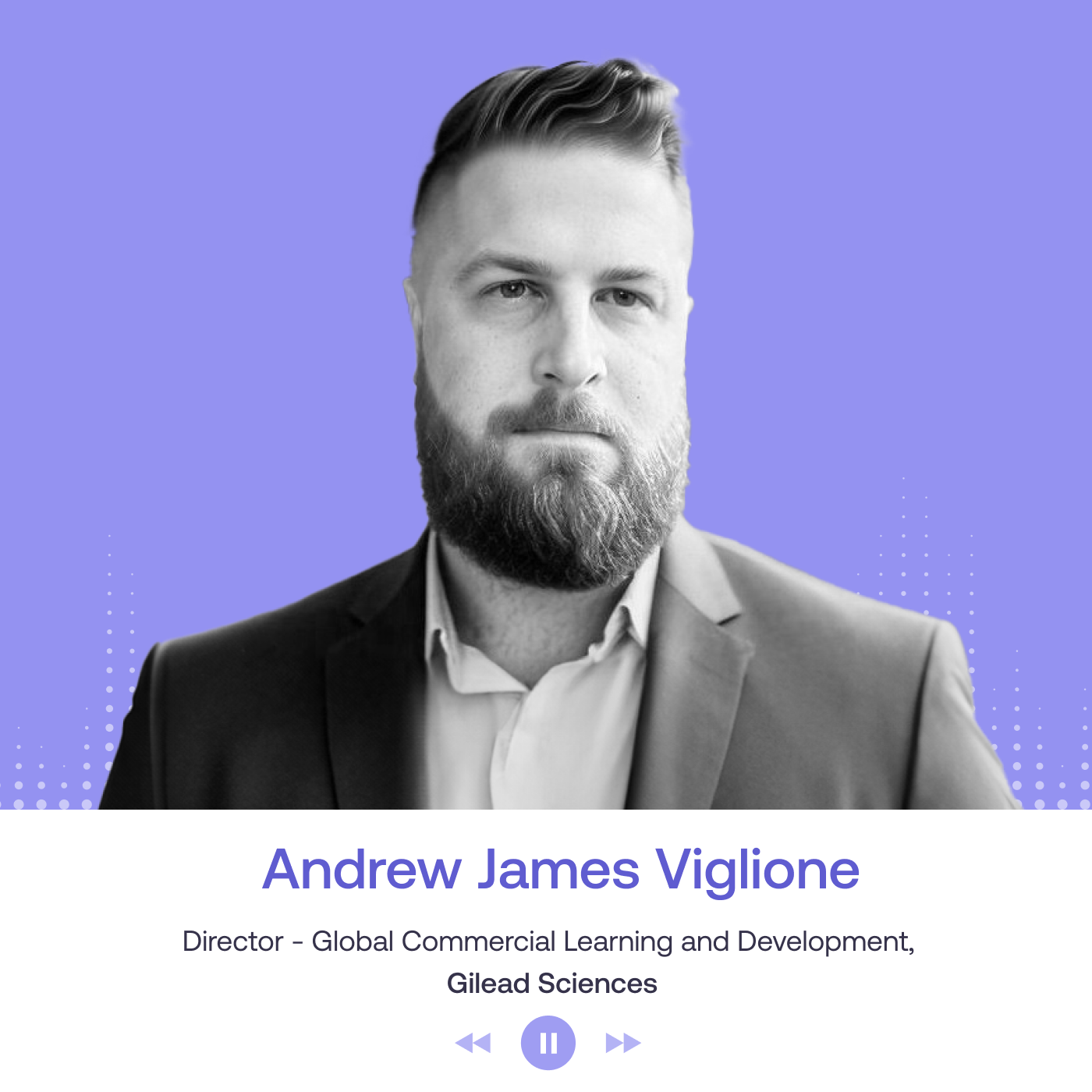 Andrew Viglione discussing his global learning and development strategy