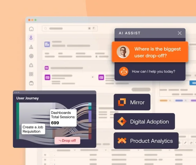 One Platform for Adoption, Product Analytics, and Training​